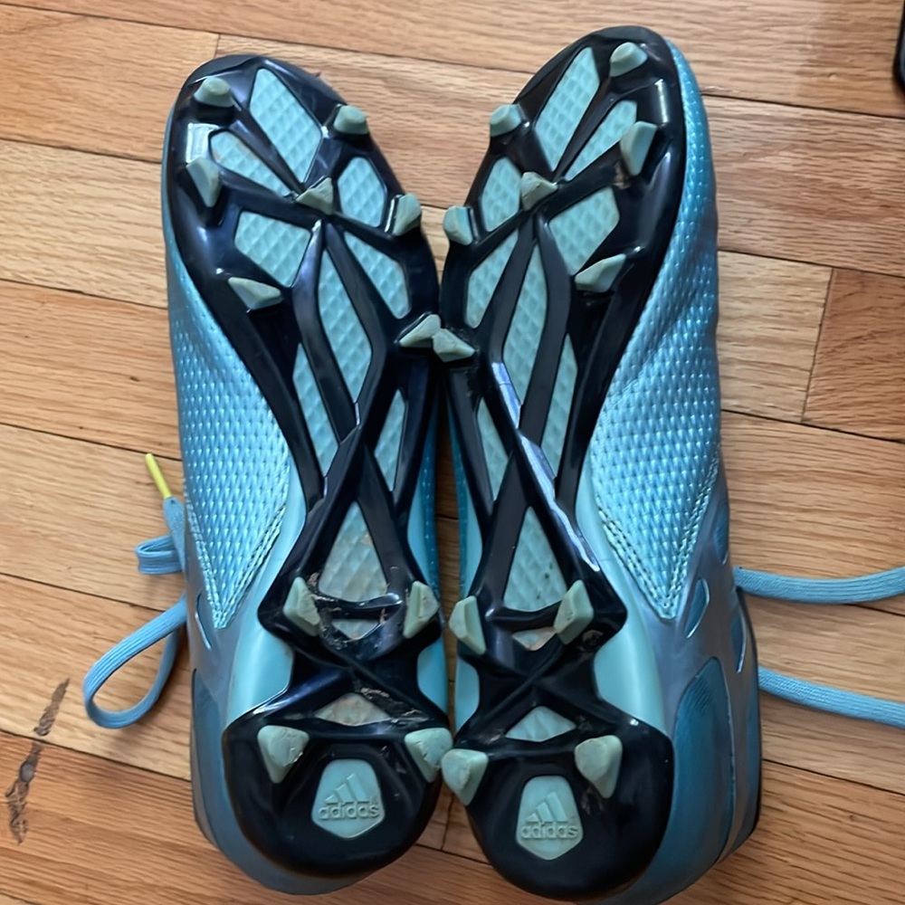 Adidas Blue Athletic Shoes Cleats - Picture 7 of 7